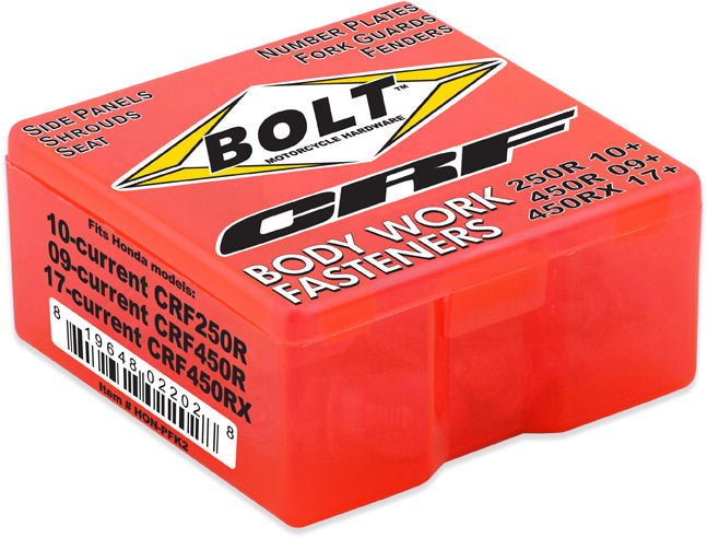 Bolt Full Plastic Fastener Kit Hon - Tires & Wheels