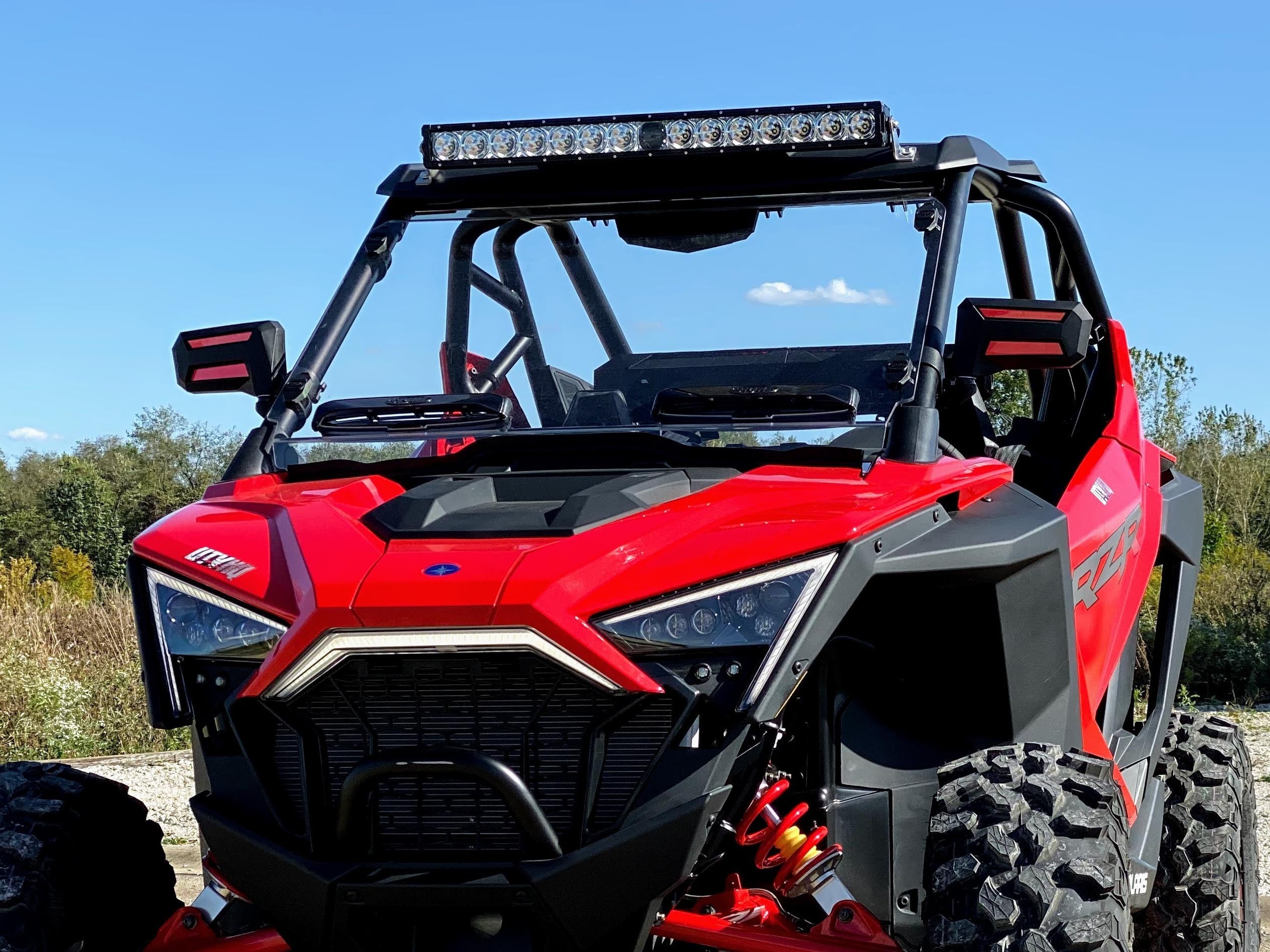 SPIKE Full Vented Trr Windshield Pol - Windshield/Windscreen