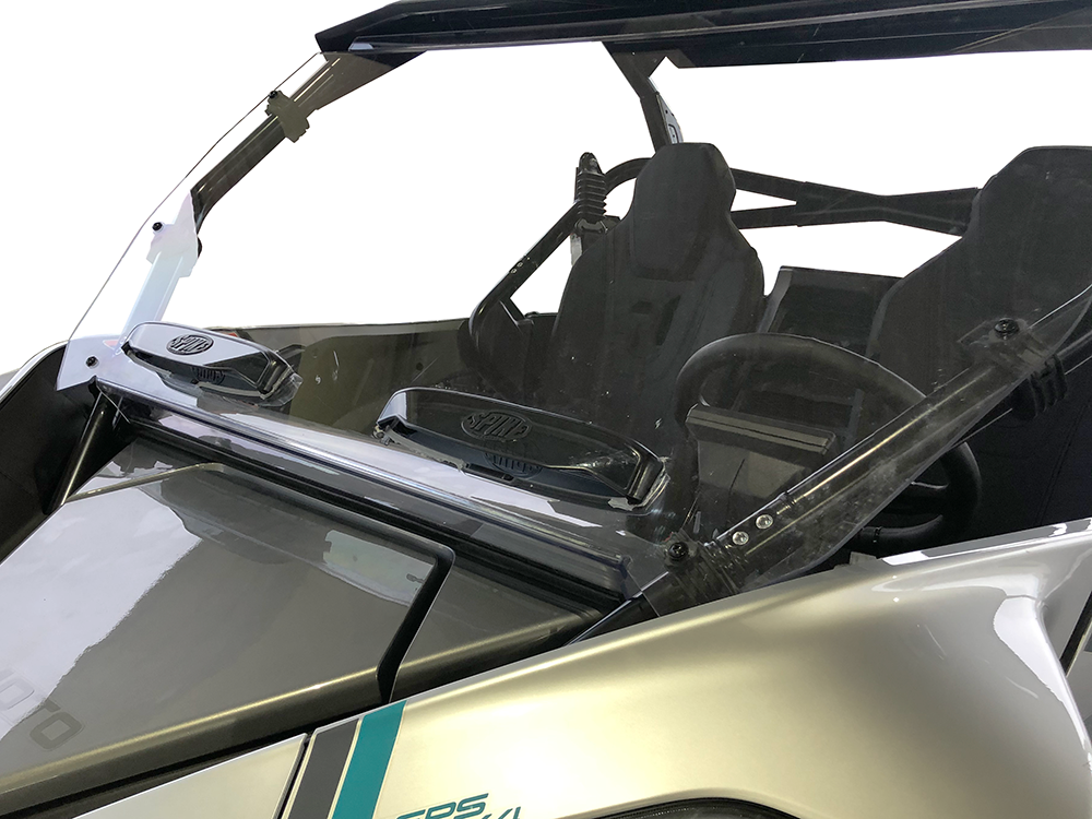 SPIKE Full Vented Windshield Clr Cf Moto - Windshield/Windscreen