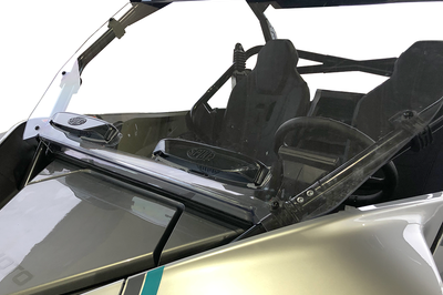 SPIKE Full Vented Windshield Clr Cf Moto - Windshield/Windscreen