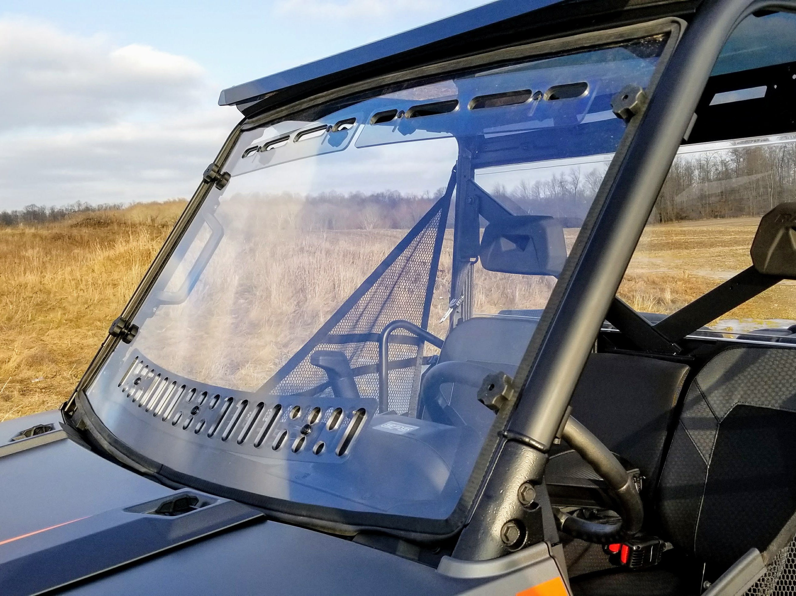 SPIKE Full Windshield Dual Vent Pol Rngr Profit - Windshield/Windscreen
