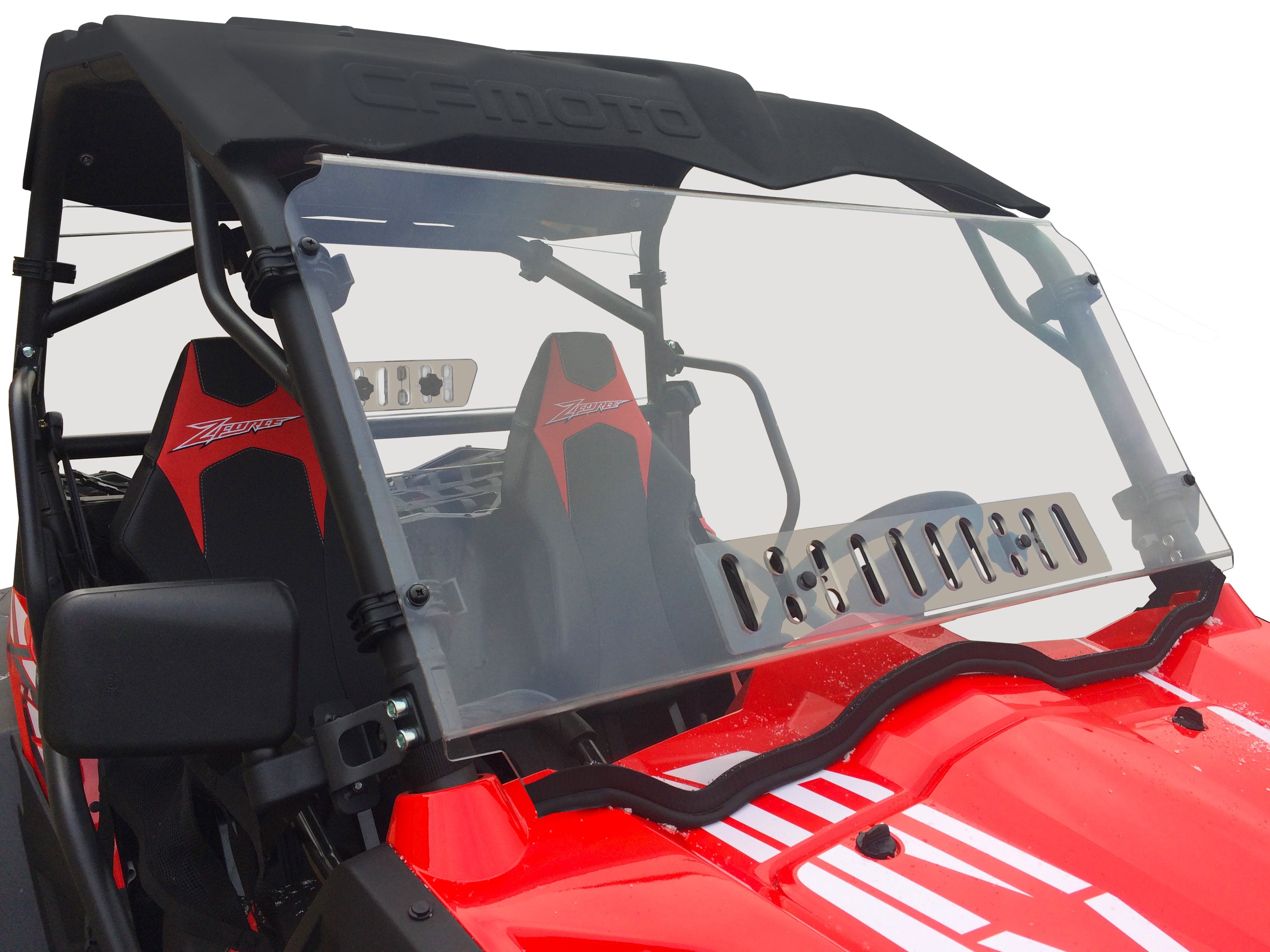 SPIKE Full Windshield Sngl Vent Cf Moto Z Force - Windshield/Windscreen