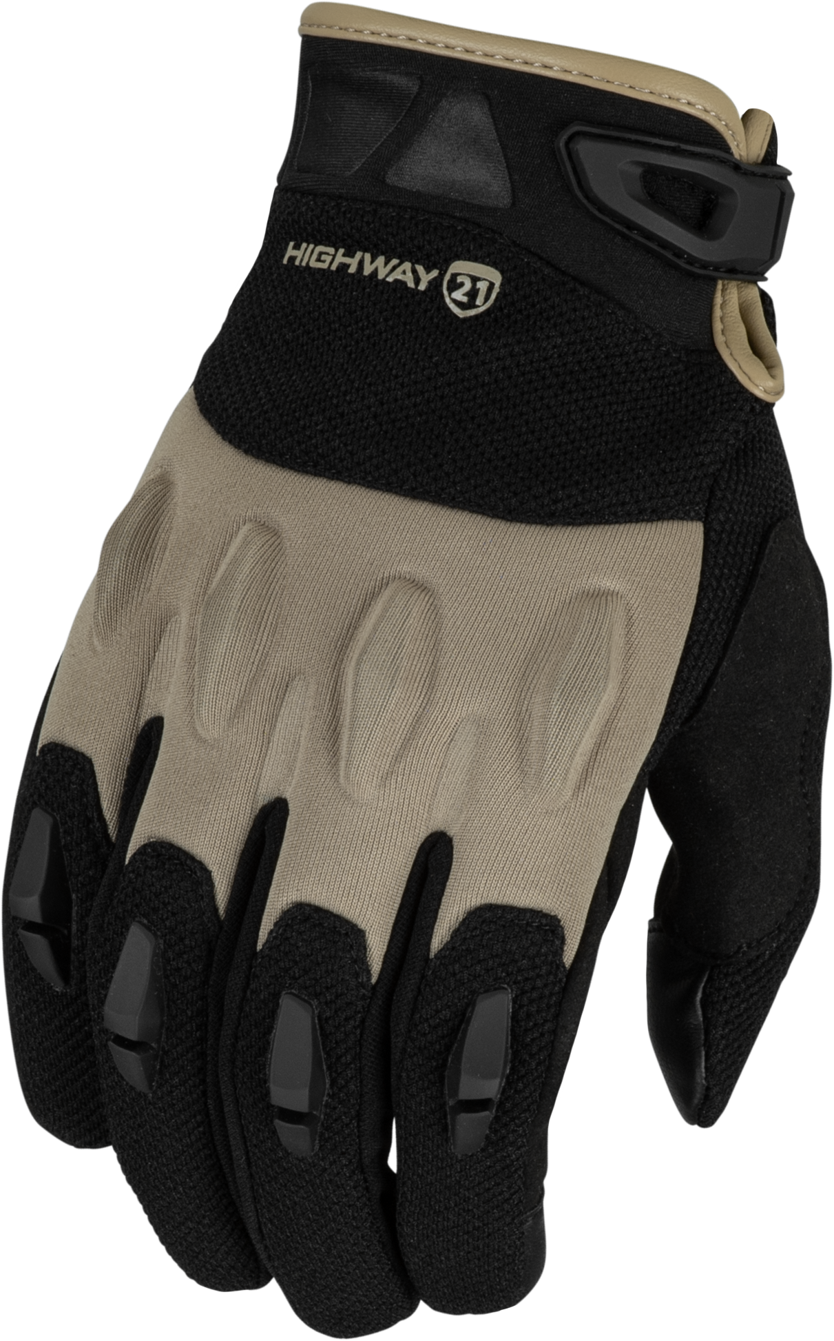HIGHWAY 21 Fury Gloves Black/Sand 3x