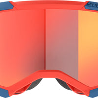 SCOTT Fury Goggle Drk Blu/Neon Rd Org Chrm Wrks - Eyewear