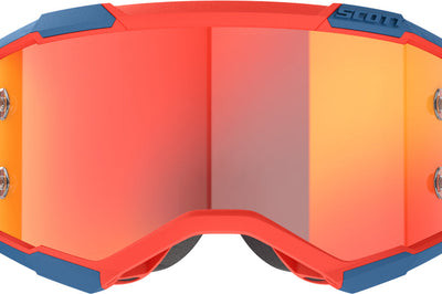 SCOTT Fury Goggle Drk Blu/Neon Rd Org Chrm Wrks - Eyewear