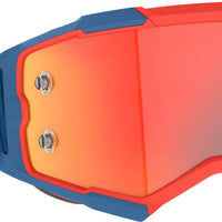 SCOTT Fury Goggle Drk Blu/Neon Rd Org Chrm Wrks - Eyewear