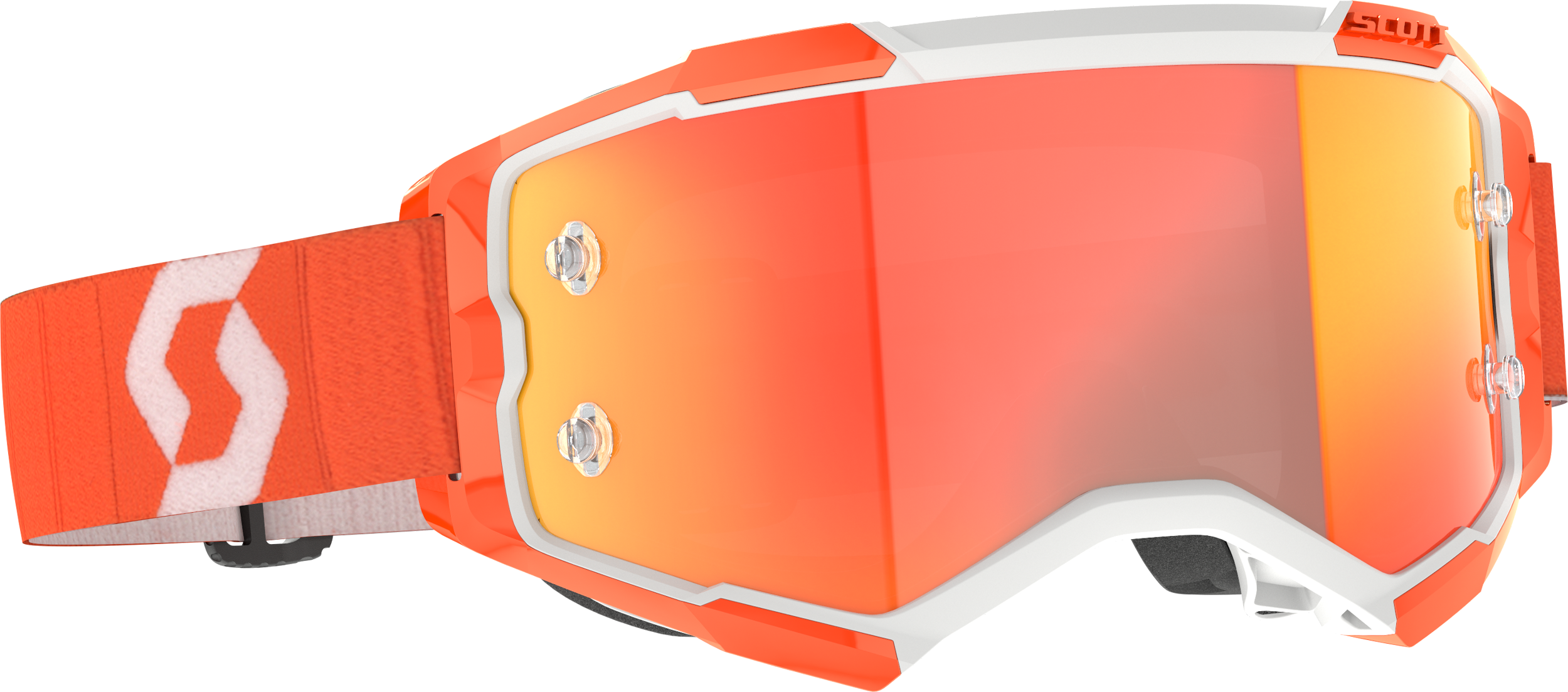 SCOTT Fury Goggle Orange Chrome Works