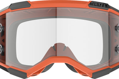 SCOTT Fury Goggle Orange/Grey Clear Works - Eyewear