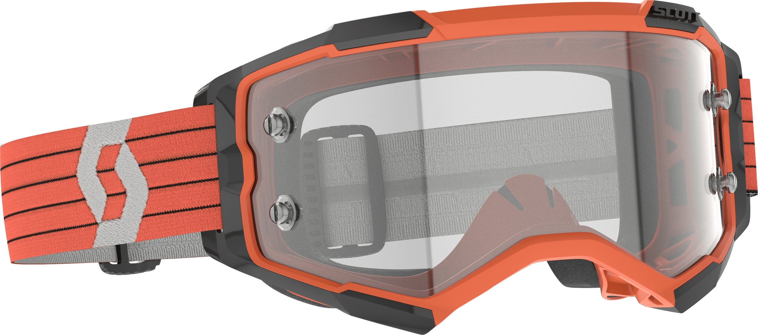 SCOTT Fury Goggle Orange/Grey Clear Works - Eyewear