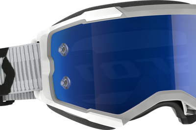 Scott Fury Ls Goggle Lt Grey/neon Ylw Grey Works - Apparel Collection