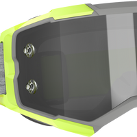 Scott Fury Ls Goggle Lt Grey/neon Ylw Grey Works - Black/Grey - Apparel Collection
