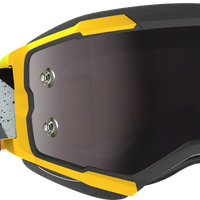 Scott Fury Ls Goggle Lt Grey/neon Ylw Grey Works - Black/Grey - Apparel Collection