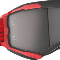 Scott Fury Ls Goggle Lt Grey/neon Ylw Grey Works - Black/Grey - Apparel Collection