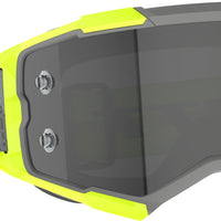 Scott Fury Ls Goggle Lt Grey/neon Ylw Grey Works - Black/Grey - Apparel Collection