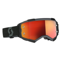 Scott Fury Ls Goggle Lt Grey/neon Ylw Grey Works - Black/Grey - Apparel Collection