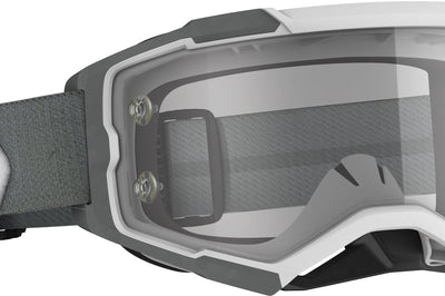 Scott Fury Ls Goggle Lt Grey/neon Ylw Grey Works - White/Grey - Apparel Collection