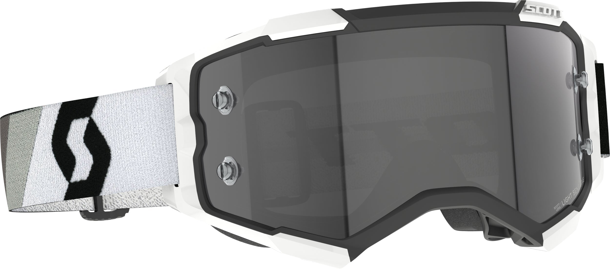 SCOTT Fury Ls Goggle Prem Blk/Wht Grey Works - Eyewear