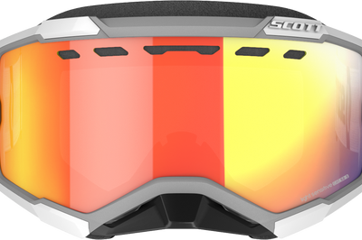 Scott Fury Snowcross Goggle Orange/grey Yellow Lens - Apparel Collection