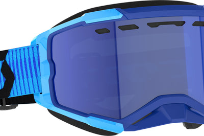 Scott Fury Snowcross Goggle Orange/grey Yellow Lens - Blue/Black - Apparel Collection