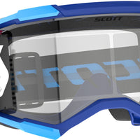 Scott Fury Wfs Gogggle Drk Blue/neon Red Clear Works - Blue/Black - Apparel Collection