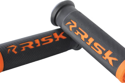 Risk Racing Fusion 2.0 Atv Grips Red - Orange - Performance Products