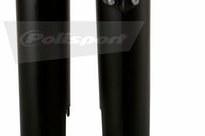 Polisport Gas Fork Guards White - Black - Offroad Collection