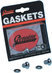 James Gaskets Gasket Drain Screw Fork Flh Sftl Ex. Deuce Kit 45858-77-k - Harddrive Products