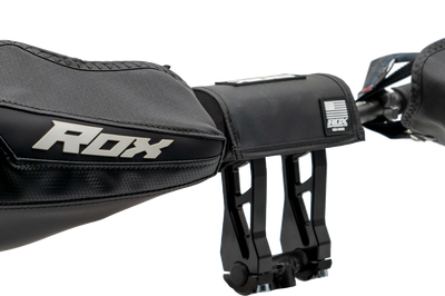 Rox Gen ’3 ’flex-tec ’handguards Black/ White - Snowmobile Collection