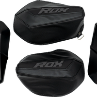 Rox Gen 3 Flex-tec Handguards Blk/purple - Black/White - Snowmobile Collection