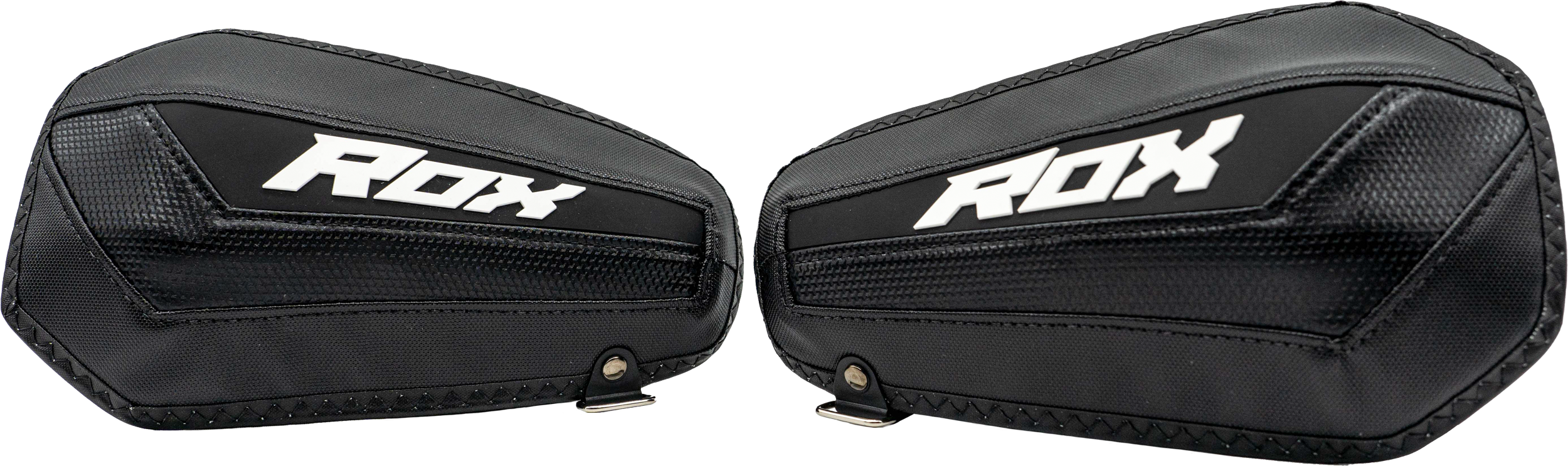 Rox Gen 3 Mtn Lite Handguards Black/ White - Black/White - Snowmobile Collection