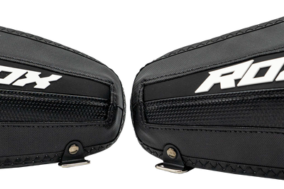 Rox Gen 3 Mtn Lite Handguards Black/ White - Black/White - Snowmobile Collection