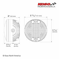 Koso Gh-01 Led Headlight 5.75