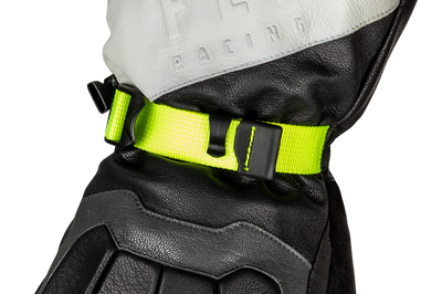 Fly Racing Glacier Gloves Black/grey/orange Xs - Apparel Collection