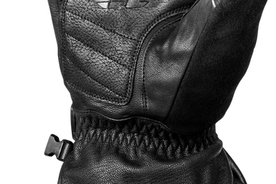 Fly Racing Glacier Gloves Black/grey/orange Xs - Apparel Collection