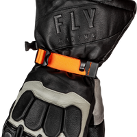 Fly Racing Glacier Gloves Black/grey/orange Xs - Black / 2X-Large - Apparel Collection