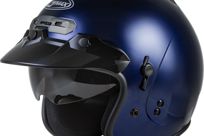 GMAX Gm 32 Open Face Helmet Blue Md - Popular