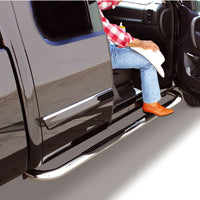 Go Rhino 01-13 Chevrolet Silverado 2500HD/3500 4000 Series SideSteps - Cab Length - SS - Nerf Bars & Running Boards