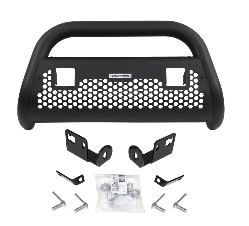 Go Rhino 02-05 Dodge Ram 1500/2500/3500 RC2 LR 2 Lights Complete Kit w/Front Guard + Brkts - Bumpers Grilles & Guards