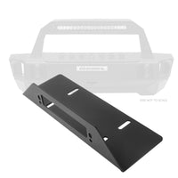 Go Rhino 07-20 Jeep Wrangler JL/JLU/JK/JKU/Gladiator JT Rockline Bumper Fairlead Mount Plate - Bumpers Grilles & Guards