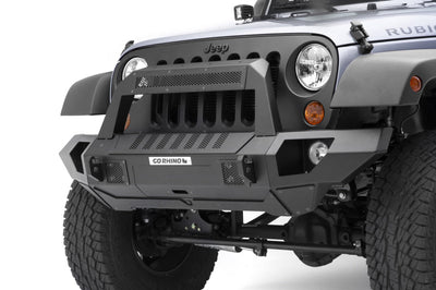 Go Rhino 07-20 Jeep Wrangler JL/JLU/JK/JKU/Gladiator JT Trailline 10 Light Mount Bar - Bumpers Grilles & Guards