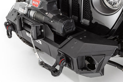 Go Rhino 07-20 Jeep Wrangler JL/JLU/JK/JKU/Gladiator JT Trailline Front Stubby Bumper - Bumpers Grilles & Guards