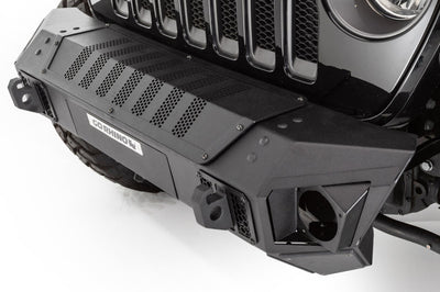Go Rhino 07-20 Jeep Wrangler JL/JLU/JK/JKU/Gladiator JT Trailline Front Stubby Bumper - Bumpers Grilles & Guards