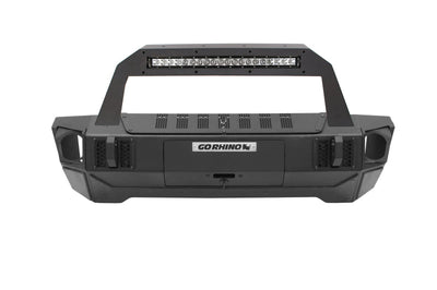 Go Rhino 07-20 Jeep Wrangler JL/JLU/JK/JKU/Gladiator JT Trailline Front Stubby Bumper - Bumpers Grilles & Guards