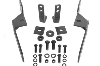 Go Rhino 14-21 Toyota Tundra RC4 & RC3 LR Brackets - Textured black - Fabrication