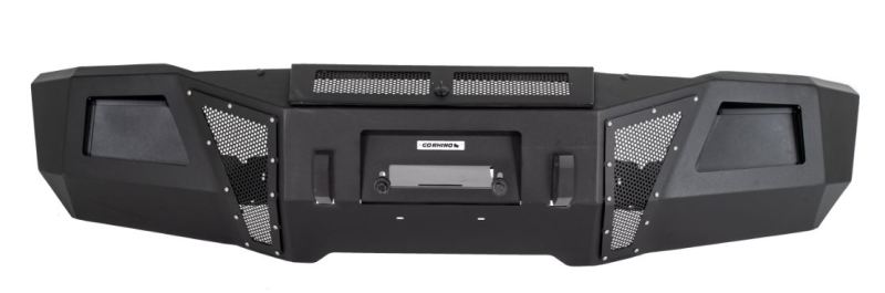 Go Rhino 15-19 Chevrolet Silverado 2500HD/3500HD BR11 Front Bumper Replacement - Tex. Black - Bumpers Grilles & Guards