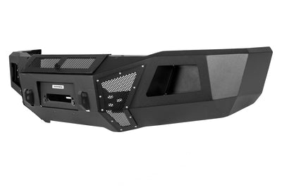 Go Rhino 15-19 Chevrolet Silverado 2500HD/3500HD BR11 Front Bumper Replacement - Tex. Black - Bumpers Grilles & Guards