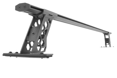 Go Rhino 15-22 Ford F-150 / 07-21 Toy. Tundra XRS Cross Bars Kit - Tex Blk (Attch Tonneau Cvr T-Trk) - Truck Bed