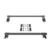 Go Rhino 15-22 Ford F-150 / 19-22 RAM 1500 / 07-21 Toyota Tundra XRS Cross Bars Kit - Tex. Blk - Truck Bed Accessories
