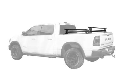 Go Rhino 15-22 Ford F-150 / 19-22 RAM 1500 / 07-21 Toyota Tundra XRS Cross Bars Kit - Tex. Blk - Truck Bed Accessories