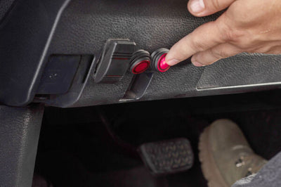 Go Rhino 16-21 Tacoma Element Front Bumper w/ Power Actuated Hide-away Light Bar Mount Tex Black - Bumpers Grilles &